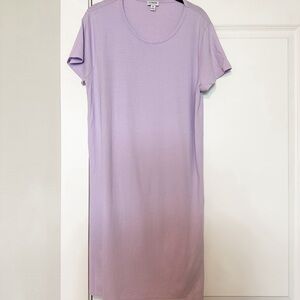 J. Crew Lavender Tee Shirt Dress, Size Medium